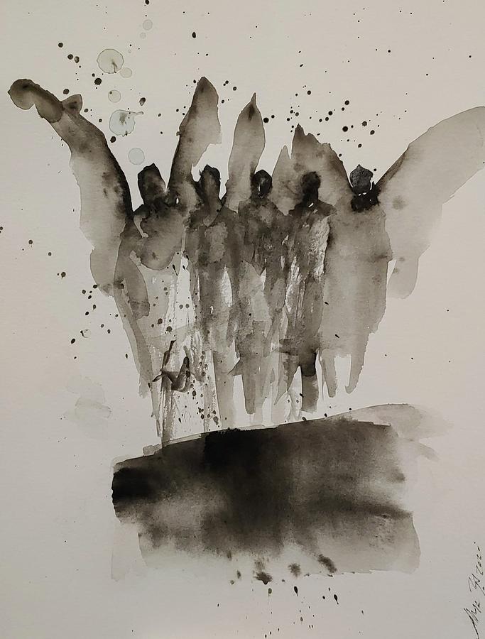 Angel Warriors Painting by Alma Yamazaki
