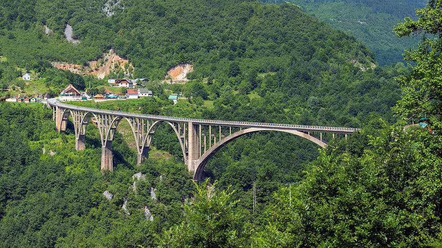 Djurdjevica Tara Bridge in Montenegro #1 Photograph by Mikhail Kokhanchikov