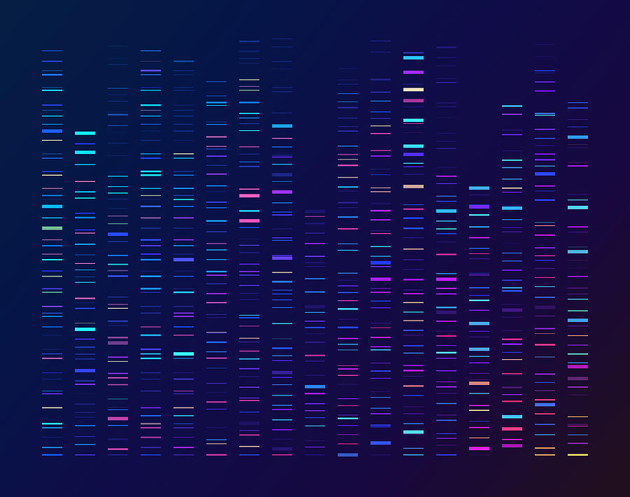 DNA Sequencing Data Processing Genetic Genomic Analysis #1 Drawing by Filo