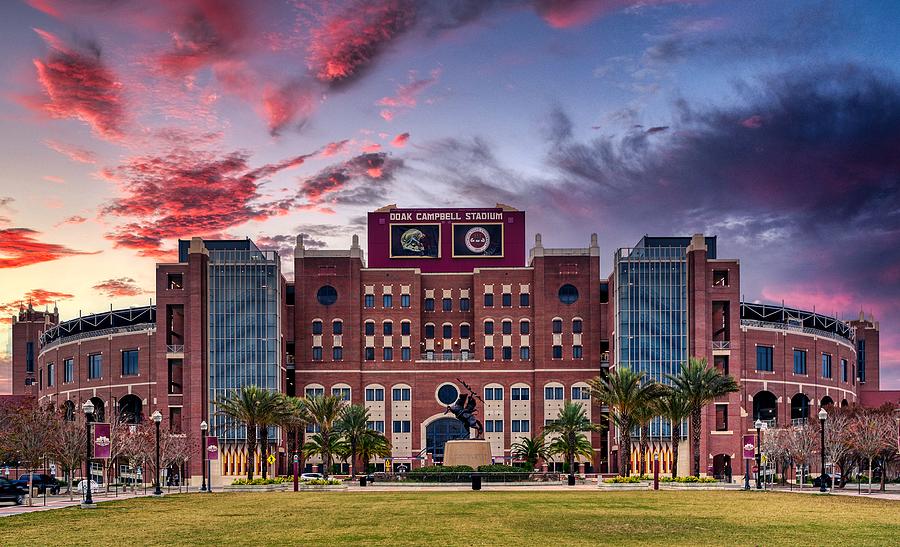 Doak Campbell Stadium - Home of the Florida State Seminoles #1 Photograph by Mountain Dreams