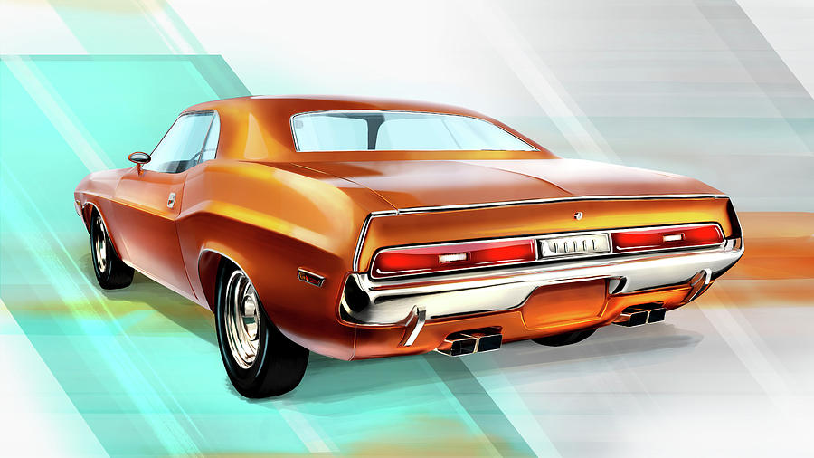 Dodge challenger art