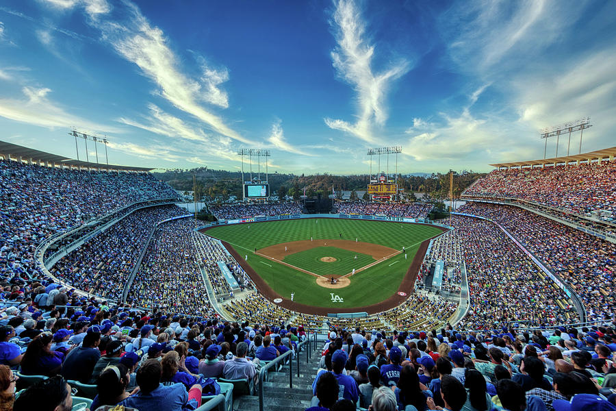 Los Angeles Dodgers Photograph - Dodger Stadium #1 by Mountain Dreams