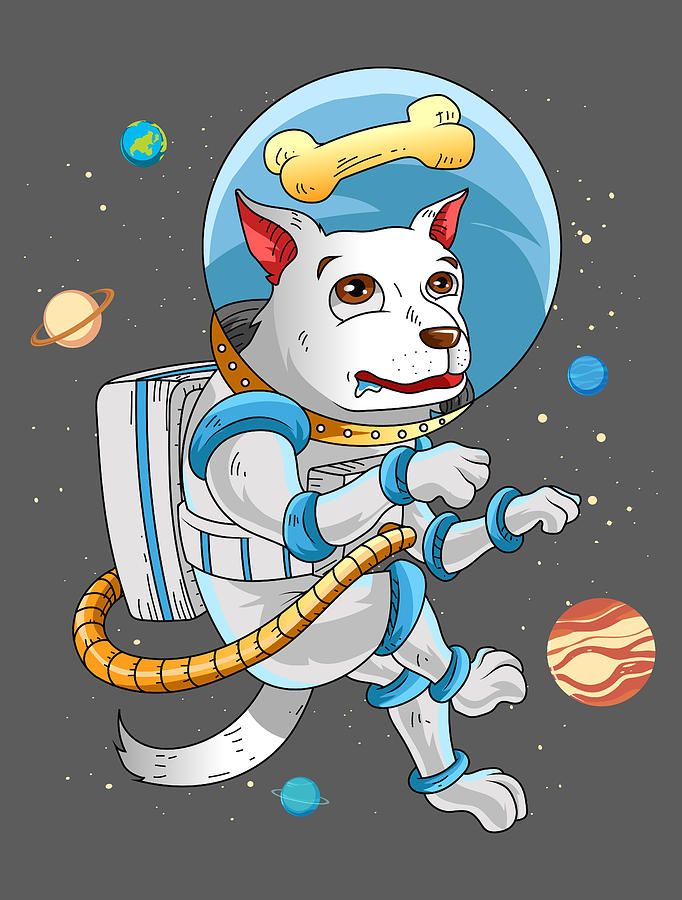 Dog Astronaut For Men Women Kids - Astronomer Gift Funny Space