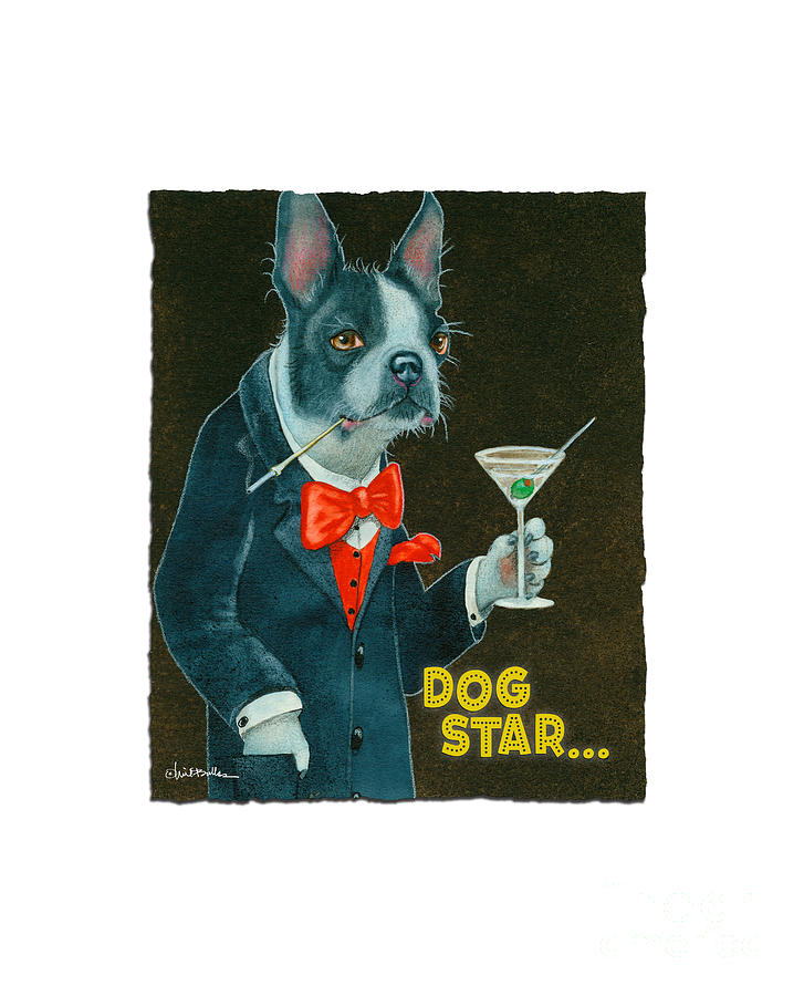 Dog Star... #2 Painting by Will Bullas