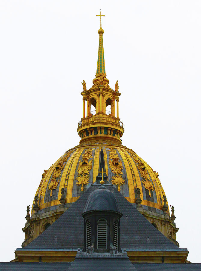 Paris Photograph - Dome des Invalides #1 by Ron Berezuk