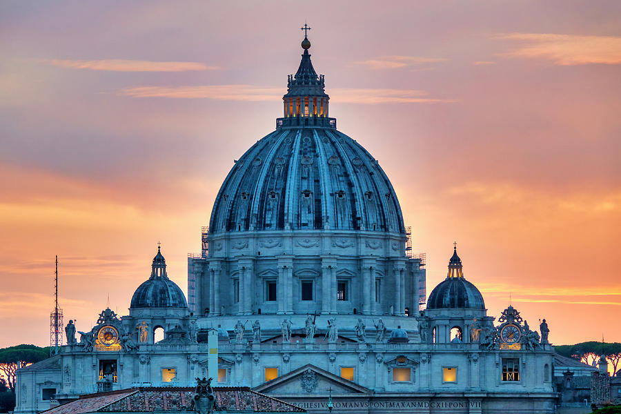 Dome of Saint Peter #1 Photograph by Fabrizio Troiani