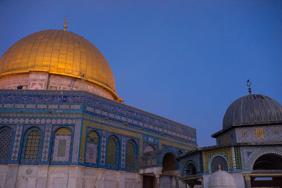 Dome of the Rock Islamic Mosque Temple Mount, Jerusalem. #1 Photograph by Shaifulzamri