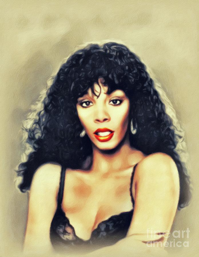 Donna Summer, Music Legend #1 Painting by Esoterica Art Agency