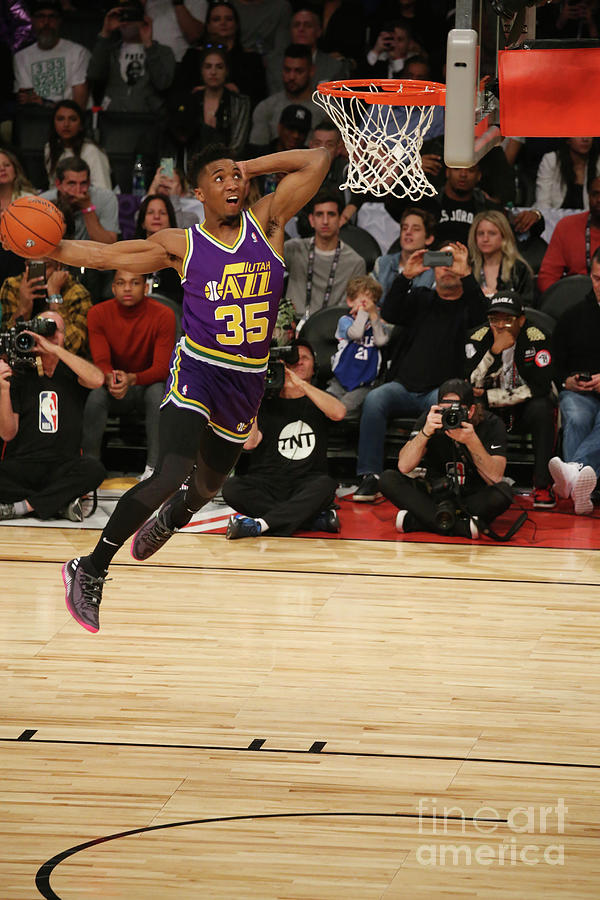 Donovan Mitchell Photograph by Gary Dineen