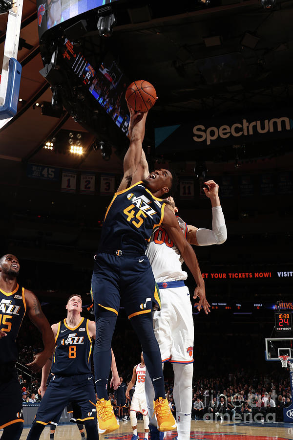 Donovan Mitchell Photograph by Nathaniel S. Butler