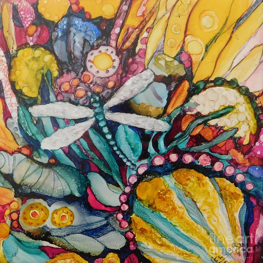Doodle Bug #1 Painting by Joan Clear