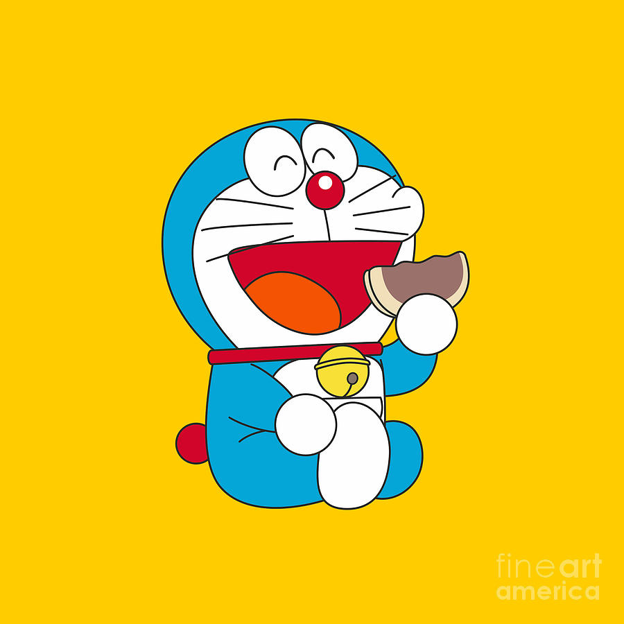 Doraemon Drawing by Aurora Hassanah - Pixels
