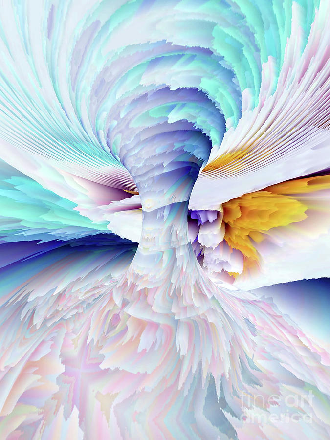 Downloading Heaven Digital Art by Alexandra Vusir