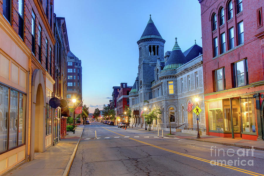 Downtown Augusta, Maine Photograph by Denis Tangney Jr - Fine Art America