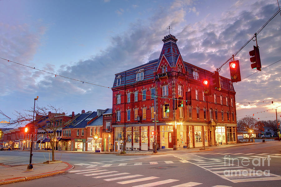 Downtown Belfast, Maine Photograph by Denis Tangney Jr Fine Art America