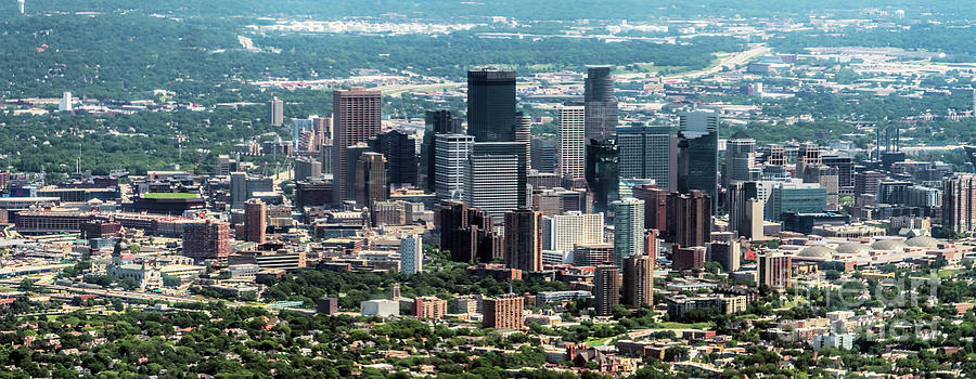 Downtown Minneapolis Minnesota Aerial Cityscape #1 Photograph by David Oppenheimer