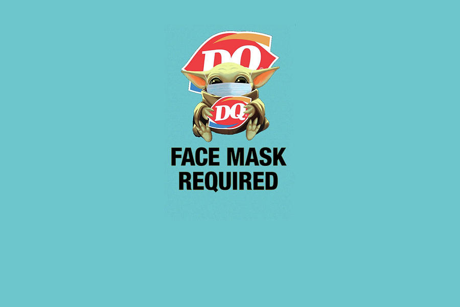 DQ Face Mask Required #1 Photograph by Robert Banach