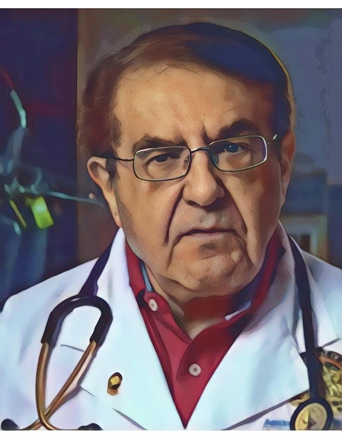 Dr. Younan Nowzaradan Digital Art By Pascale Roeltgen - Fine Art America