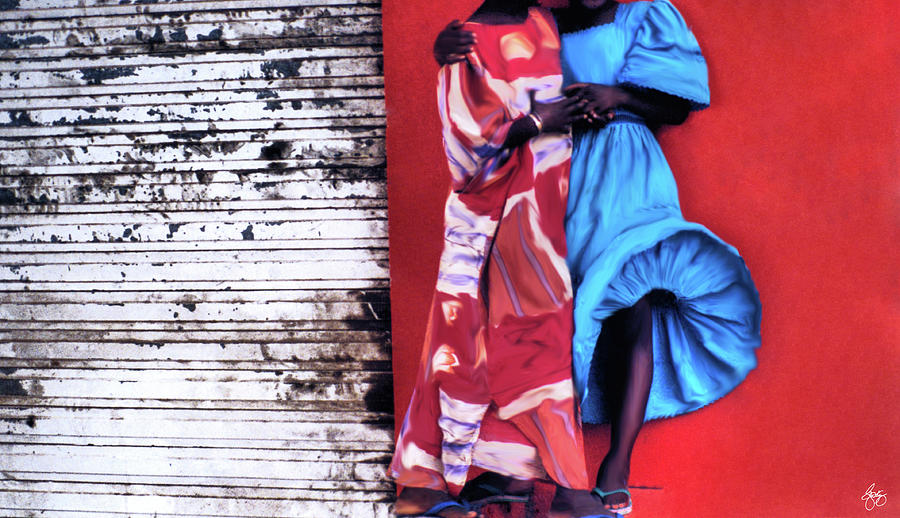 Dresses in a Senegal Breeze #2 Photograph by Wayne King