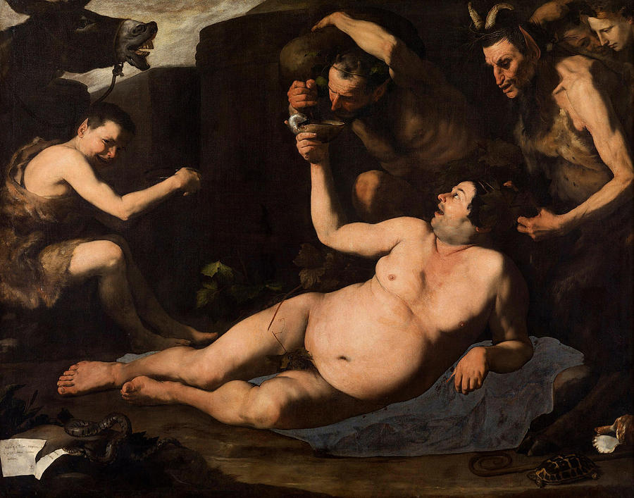 Jusepe De Ribera Painting - Drunken Silenus  #1 by Jusepe de Ribera