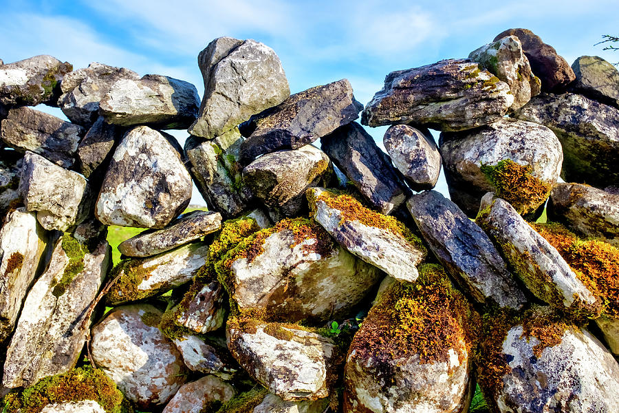 Dry stone wall #1 Photograph by Fabrizio Troiani