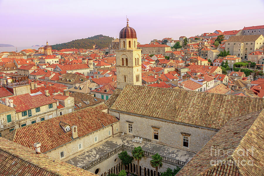Dubrovnik Bell tower of Franciscan Church Monastery #1 Digital Art by Benny Marty Dubrovnik Bell tower of Franciscan Church Monastery #1 Digital Art by Benny Marty