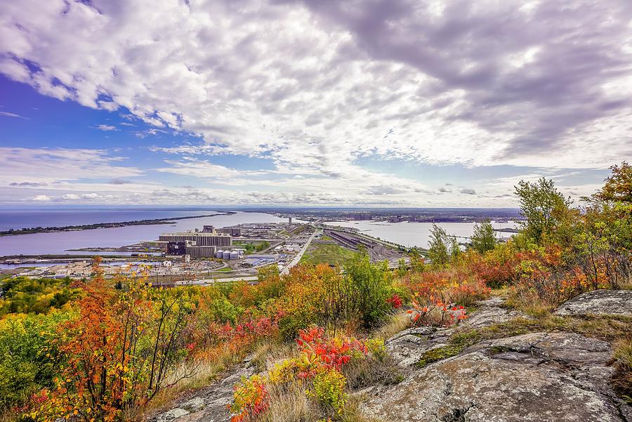 Duluth Harbor in Autumn #2 Photograph by Susan Rydberg