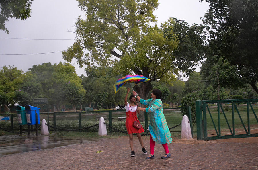 Dust Storm In Delhi Photograph by NurPhoto Dust Storm In Delhi Photograph by NurPhoto