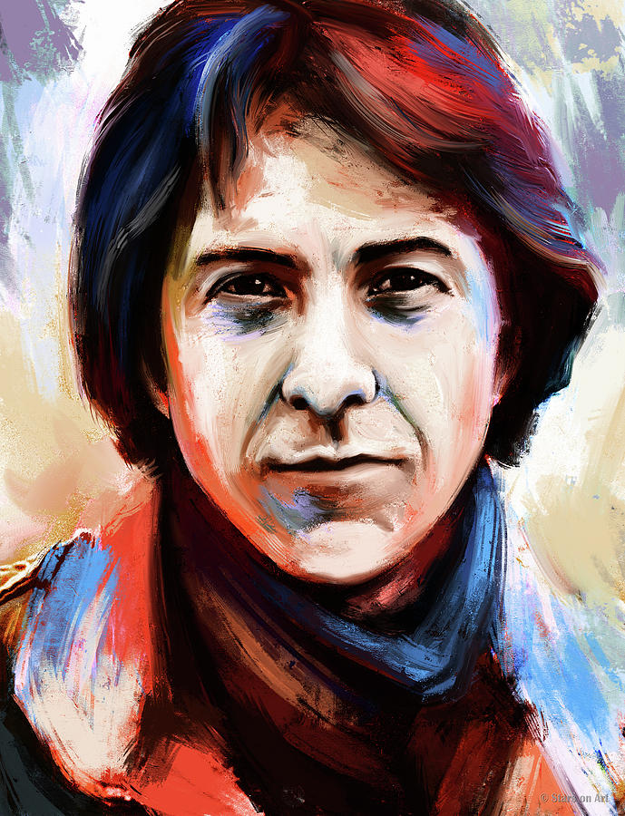 Dustin Hoffman Painting by Stars on Art