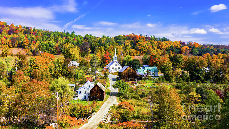 Early Autumn in Waits River #1 Photograph by Scenic Vermont Photography