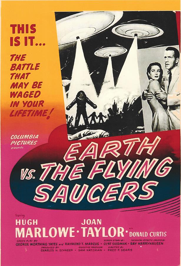 Earth vs The Flying Saucers Photograph by Steve Kearns - Fine Art America