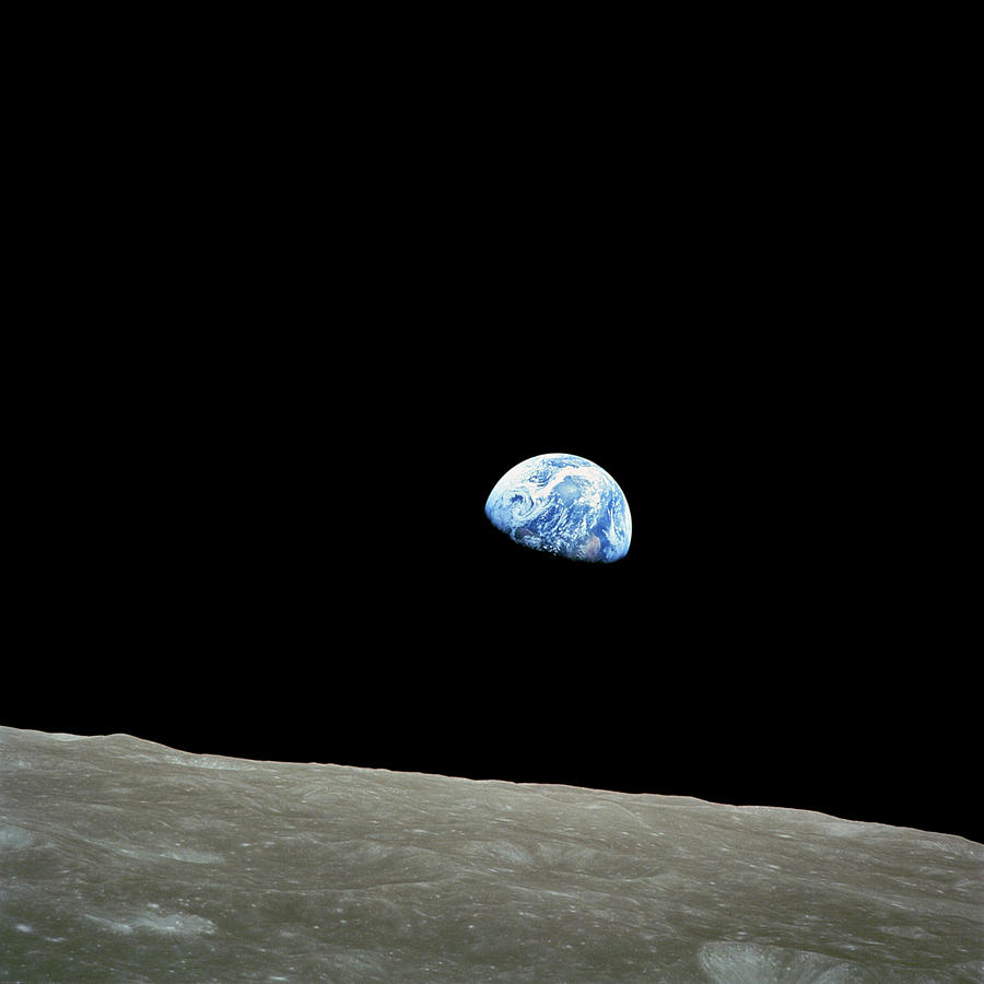 Space Photograph - Earthrise #1 by Nasa
