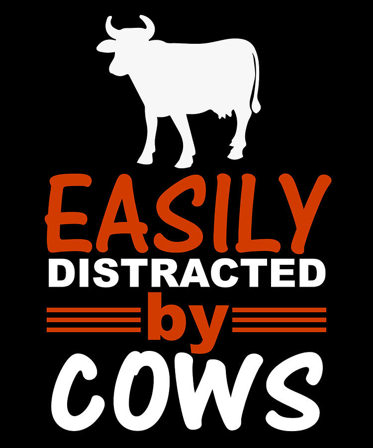 Easily Distracted By Cows 1 Digital Art By Jacob Zelazny Fine Art America 