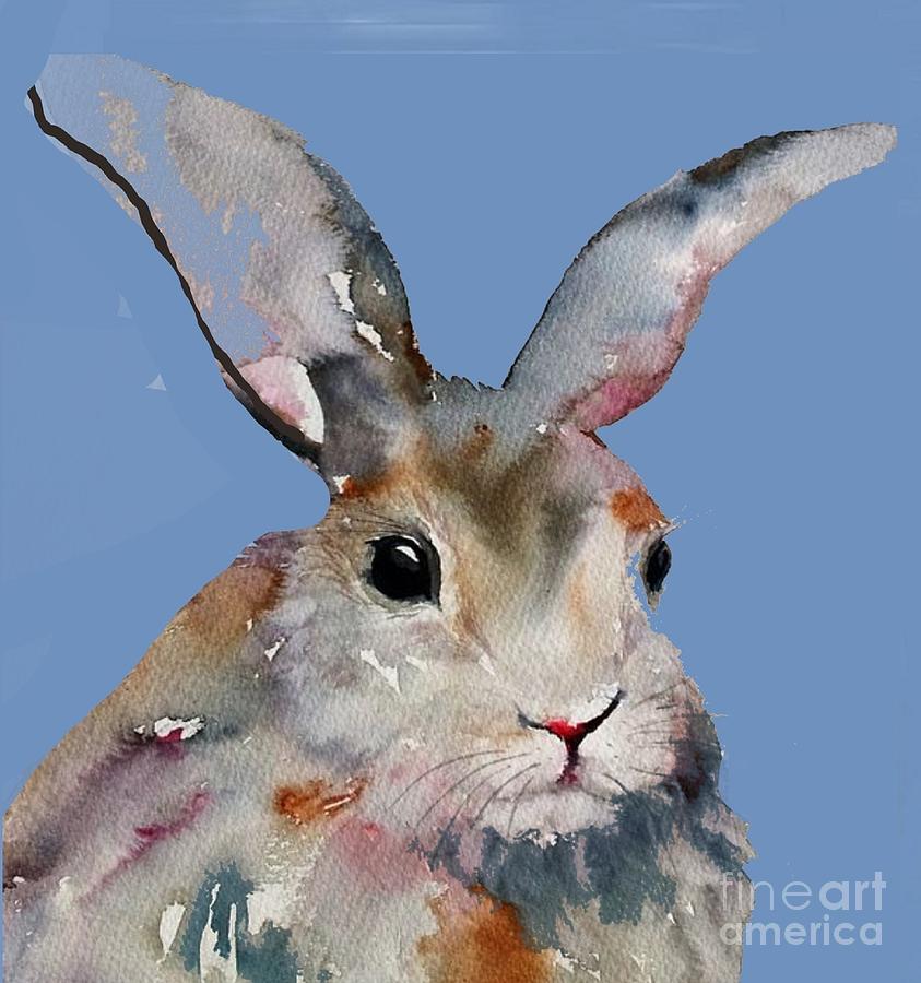 Easter Bunny #2 Mixed Media by Vesna Antic