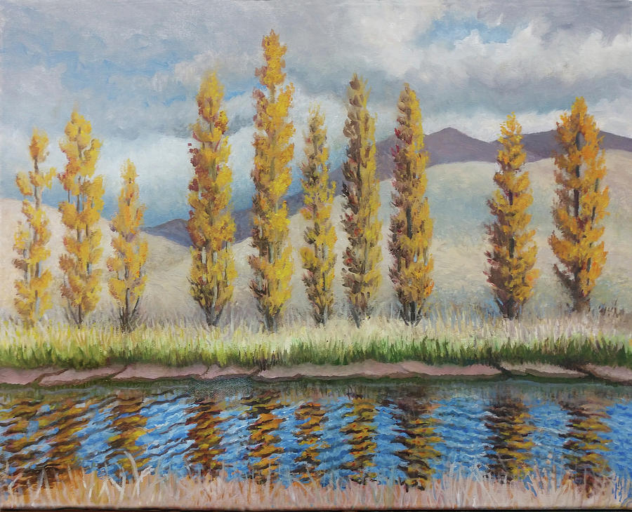 Eastern Oregon #1 Painting by DianaWright Troxell