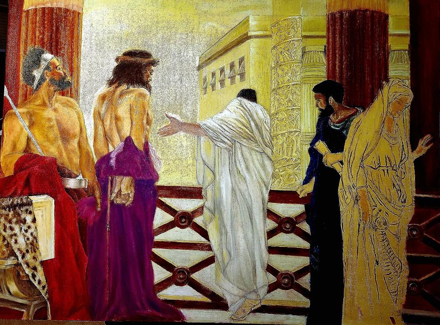 Ecce Homo 2 #1 Painting by G Cuffia