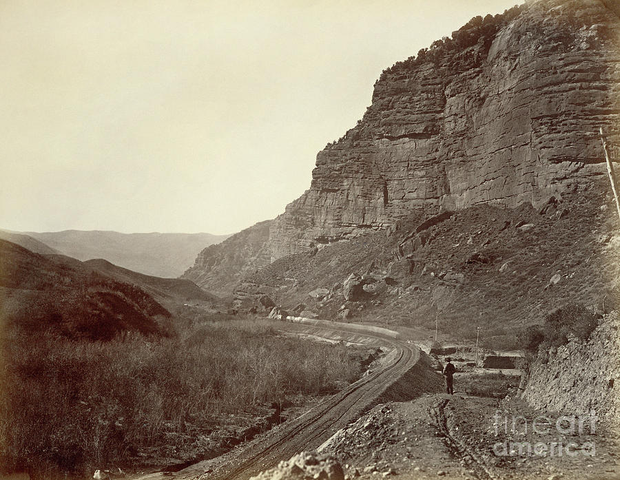 Echo Canyon, 1869 #1 Photograph by Andrew Joseph Russell