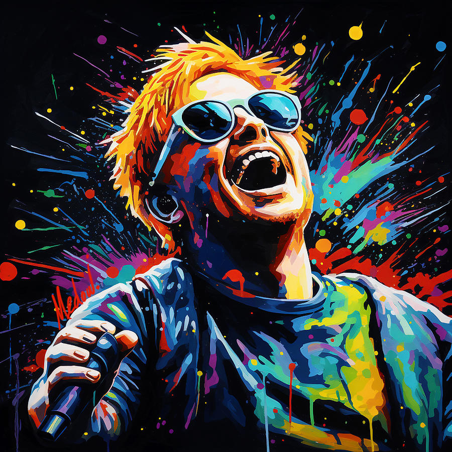 Ed Sheeran I Painting by Jackie Medow-Jacobson