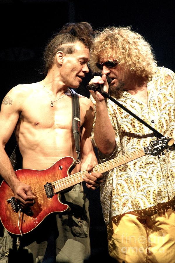 Eddie Van Halen and Sammy Hagar #1 Photograph by Concert Photos
