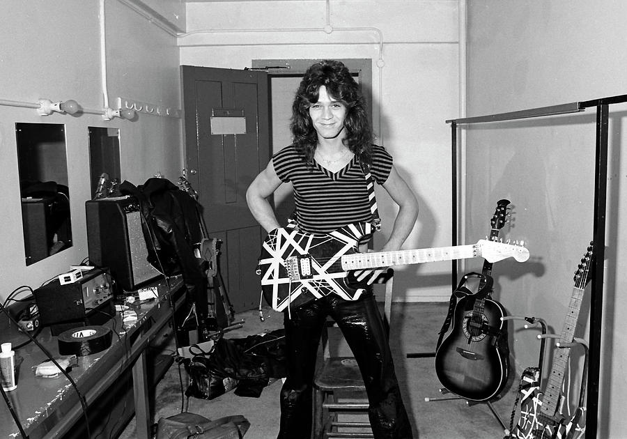 Van Halen Photograph - Eddie Van Halen #1 by Sue Arber