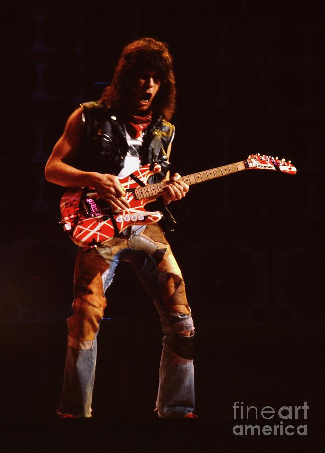 Musician Photograph - Eddie Van Halen - Van Halen #1 by Concert Photos