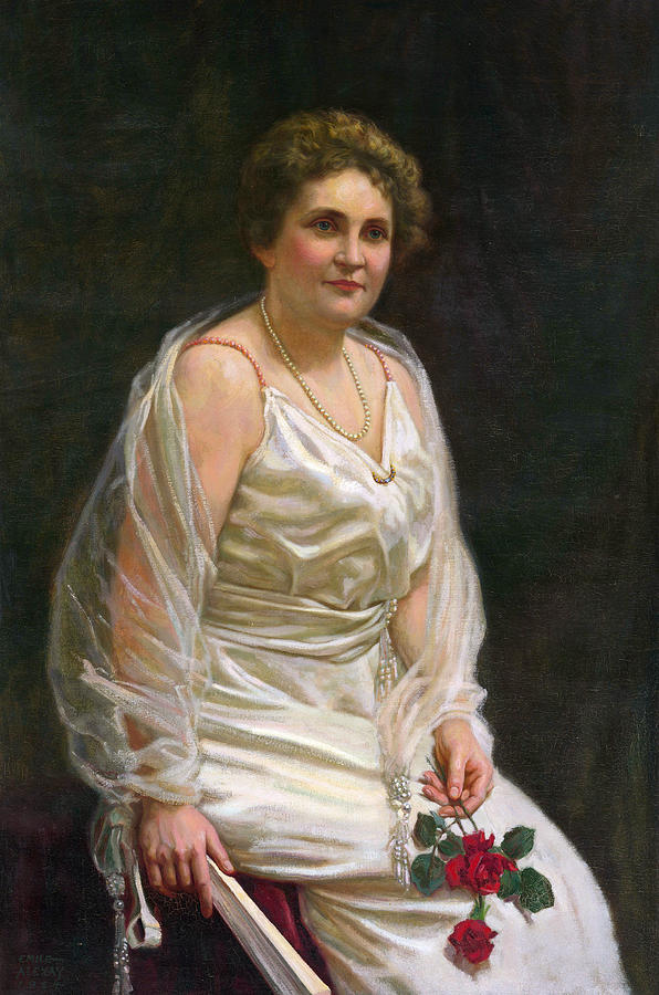 Edith Bolling Galt Wilson Painting - Edith Bolling Galt Wilson  #1 by Emile Alexay