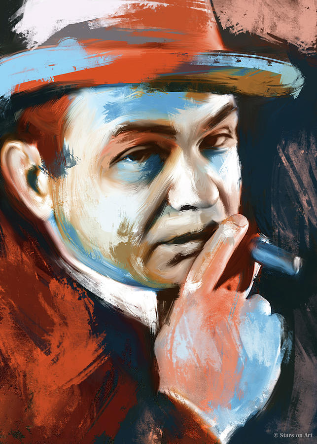 Edward G. Robinson #1 Painting by Movie World Posters