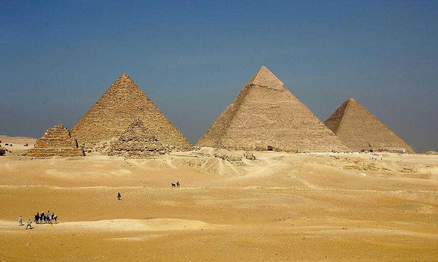 EGY: The Pyramids at Giza Photograph by Sean Gallup EGY: The Pyramids at Giza Photograph by Sean Gallup