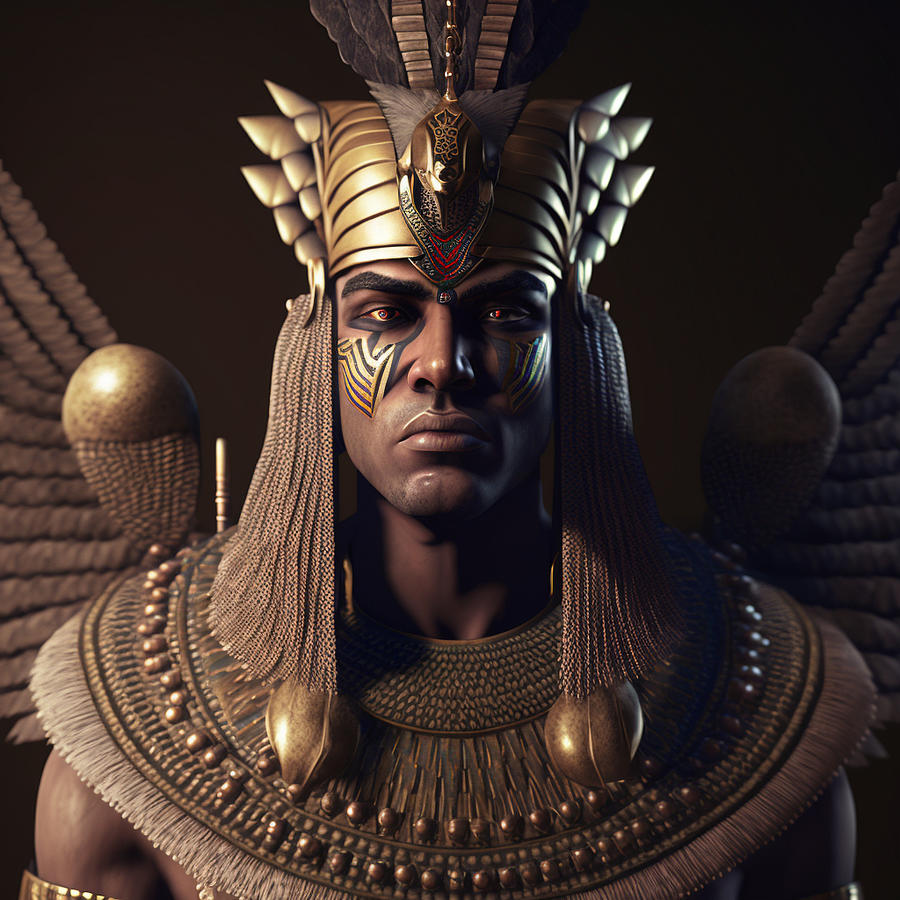 Egyptian Warrior Digital Art by William Ernst - Pixels