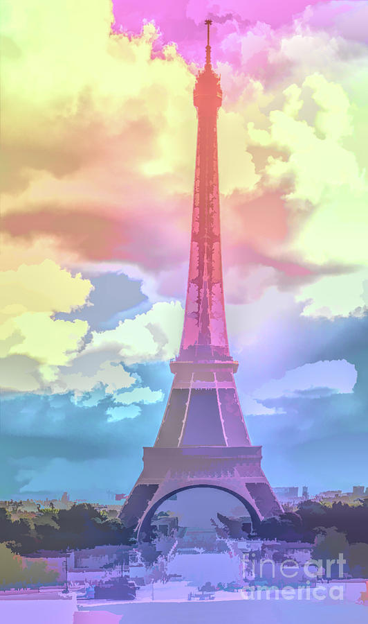 Eiffel Tower Paris #1 Photograph by Lynn Bolt