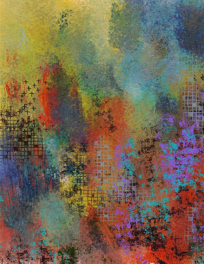 Abstract Painting - Elements #1 by Trilby Cole