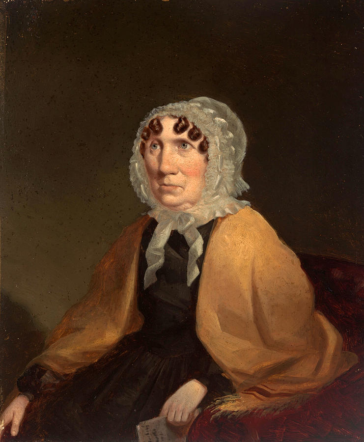 Elizabeth, Mrs Henry Dowling #2 Painting by Robert Dowling