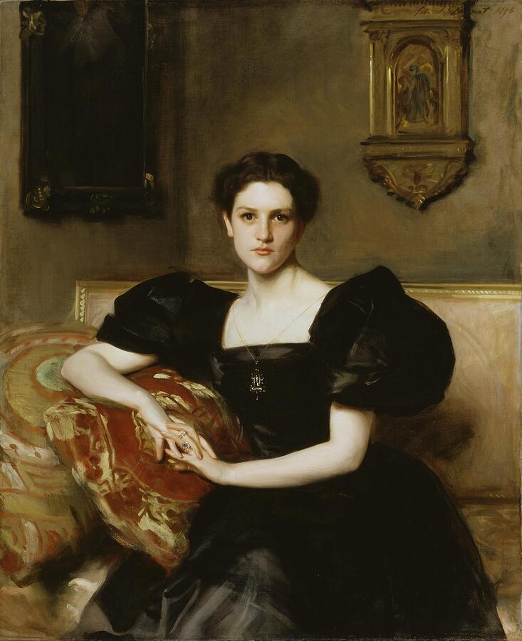 Portrait Painting - Elizabeth Winthrop Chanler Mrs John Jay Chapman #1 by John Singer Sargent American