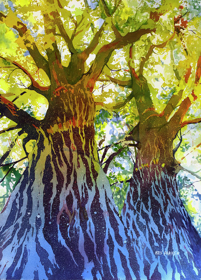 Nature Painting - Elizabeths Canopy #1 by Kris Parins